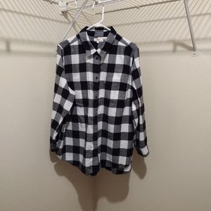 Levi's women's long sleeve plaid shirt size XXL